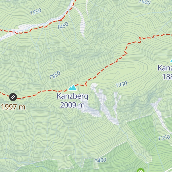 Map of Kanzberghütte