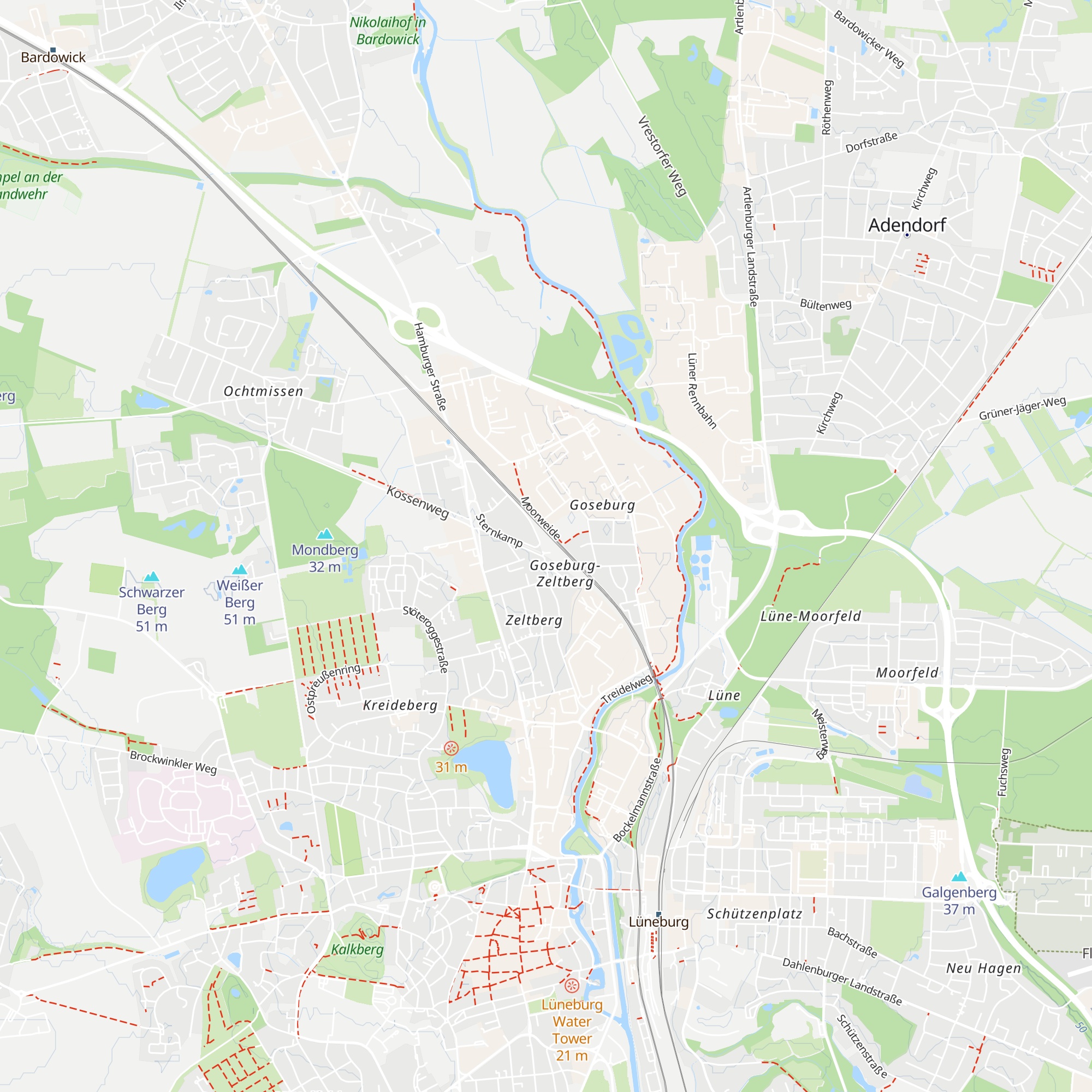Hüttentreff map