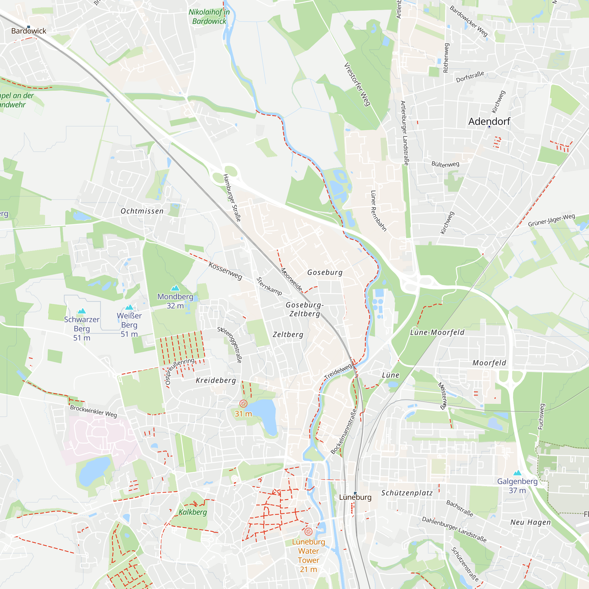 Hüttentreff map
