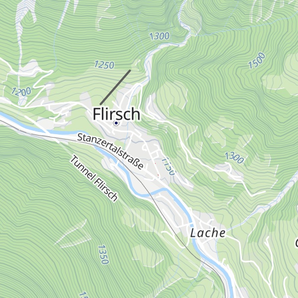 Map of Tourismusverband St. Anton am Arlberg - Ortsstelle