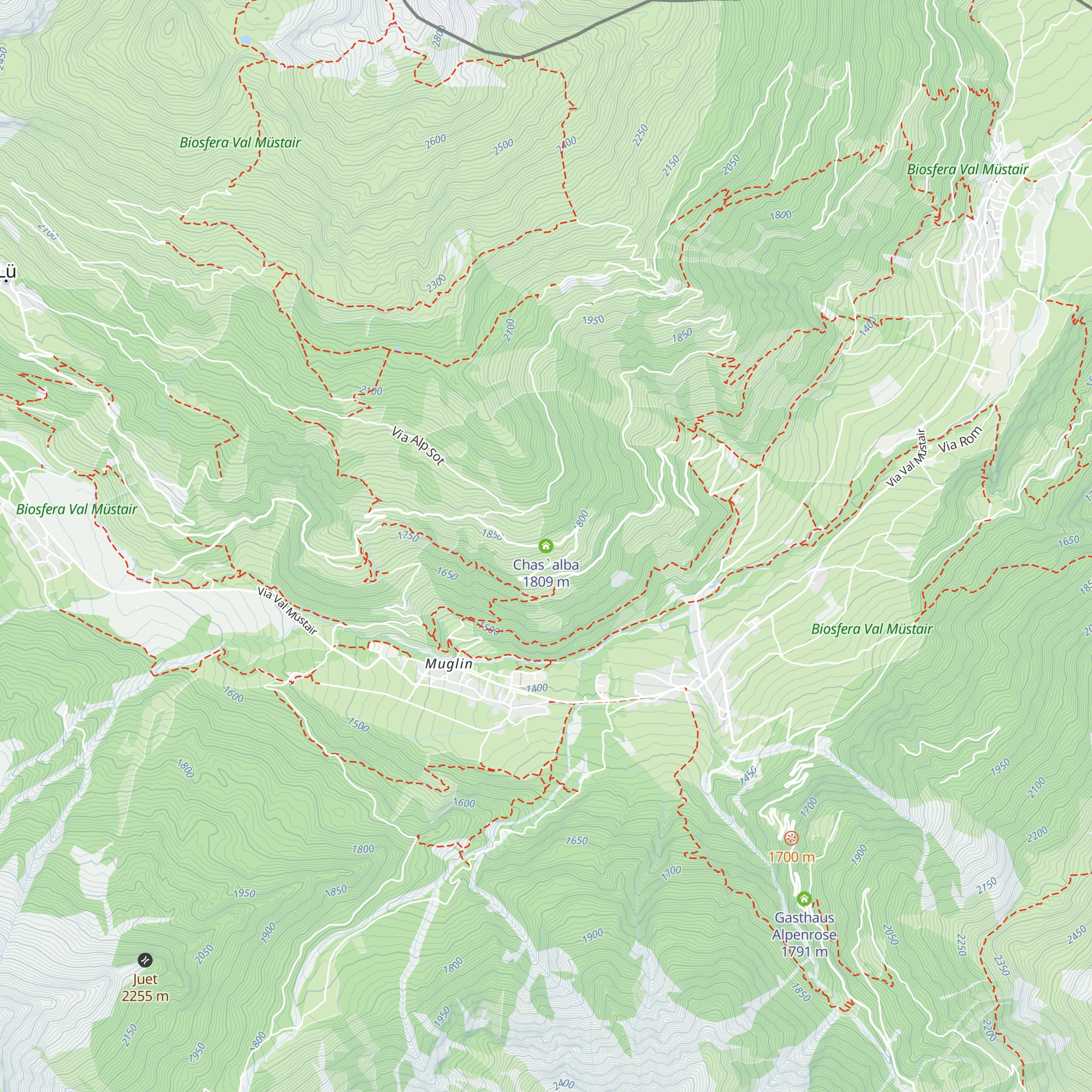 Chas`alba map