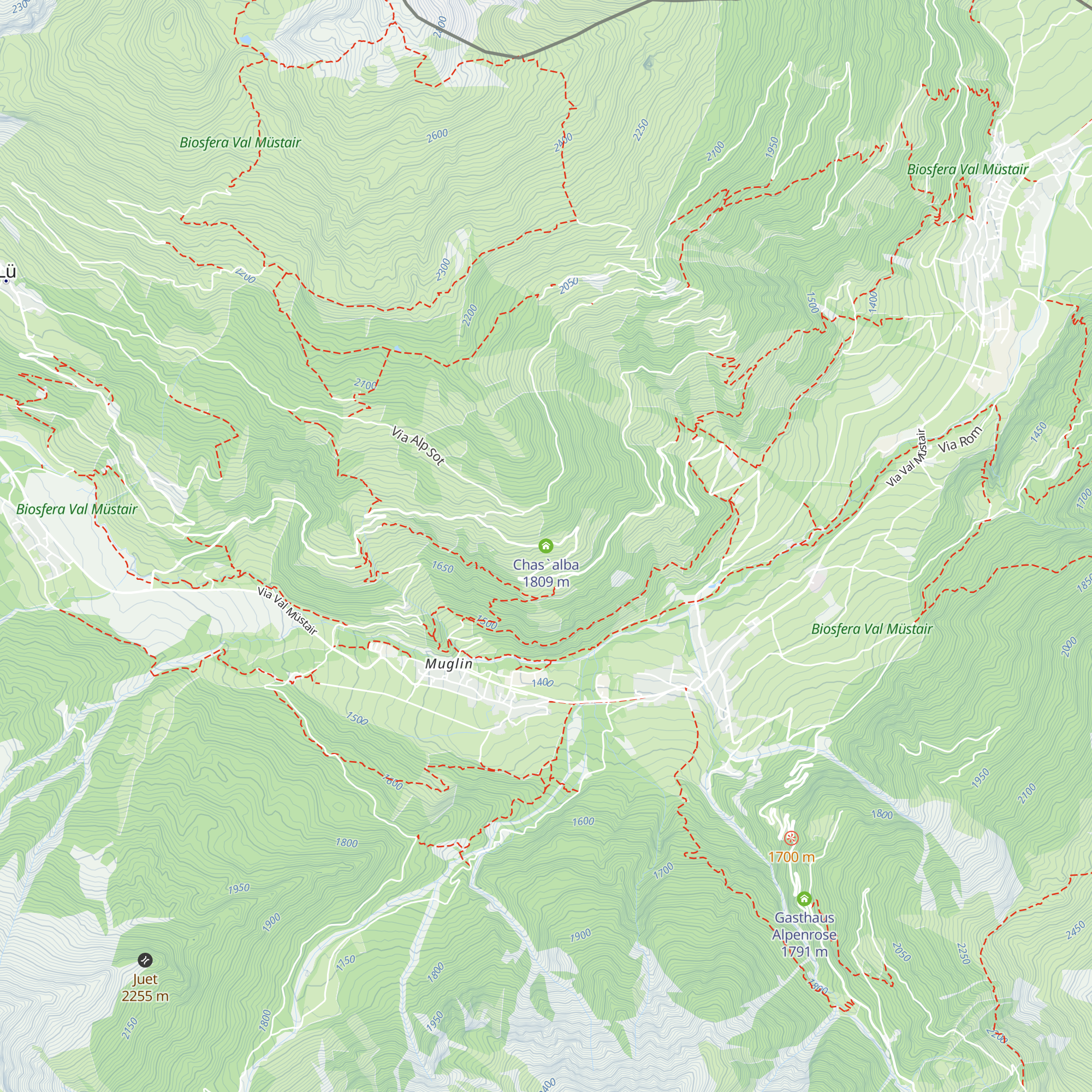 Chas`alba map