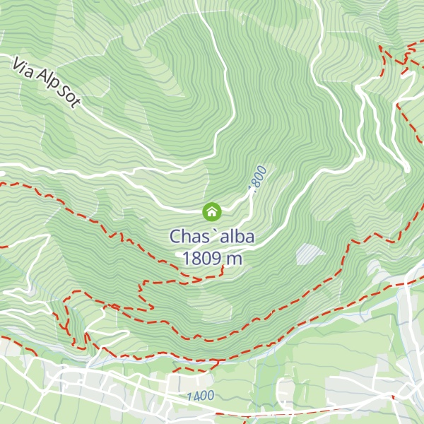 Map of Chas`alba