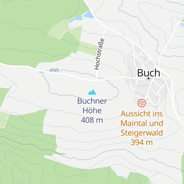 Map of Buchner Höhe