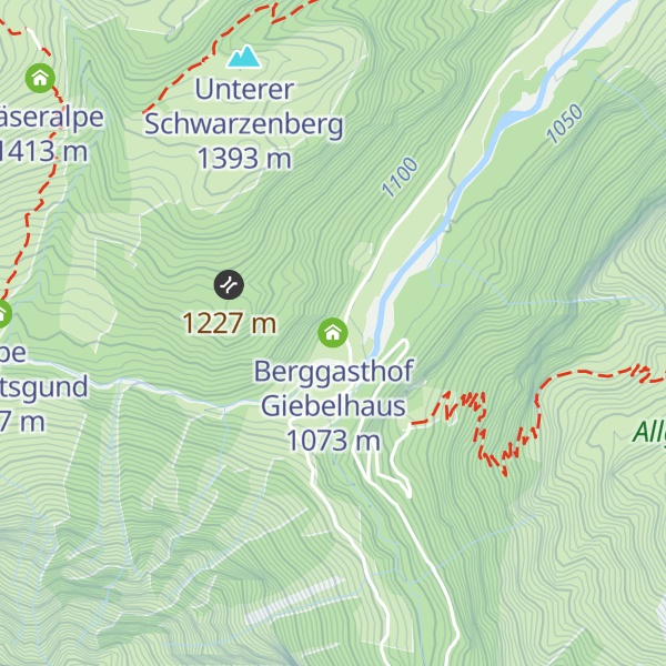 Map of Berggasthof Giebelhaus