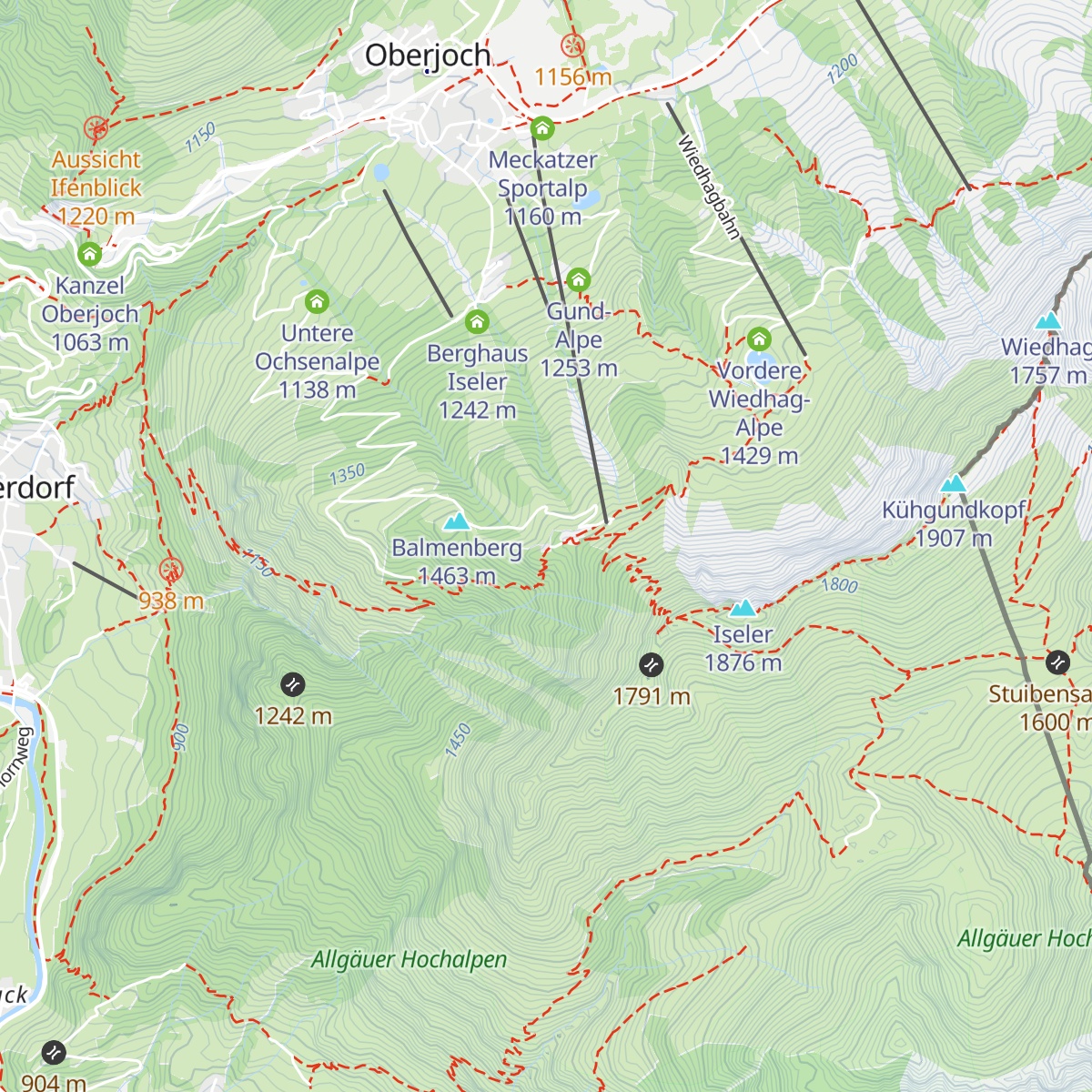 Iselerplatzhütte map