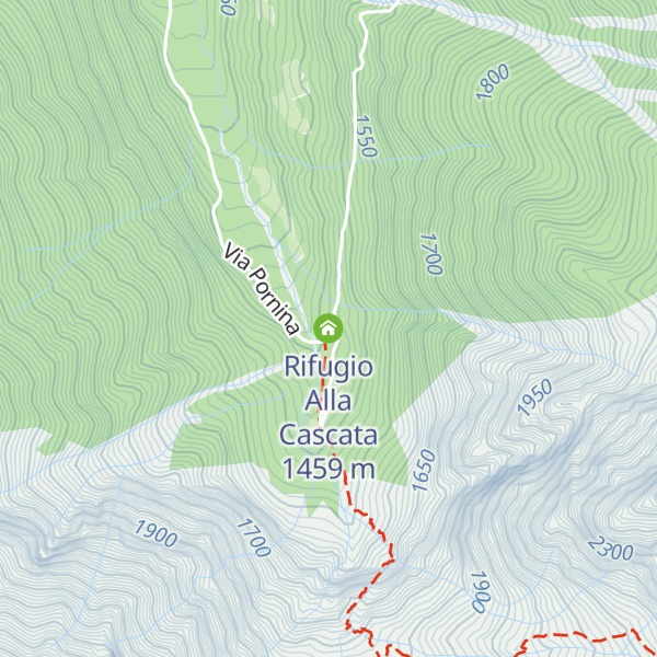 Map of Rifugio Alla Cascata