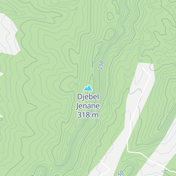 Map of Djebel Jenane