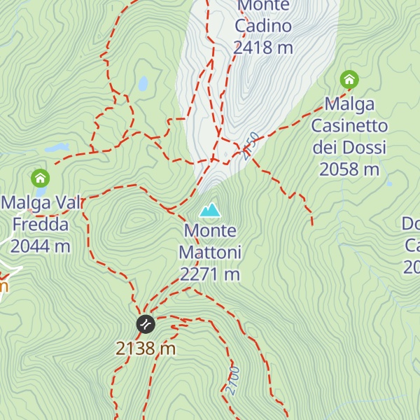 Map of Monte Mattoni