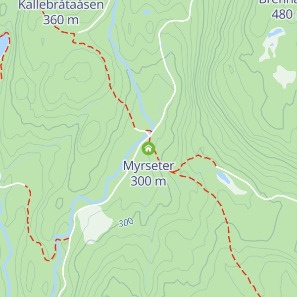 Map of Myrseter