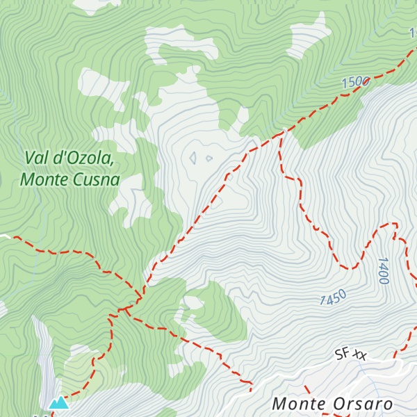 Map of Monte Prampa