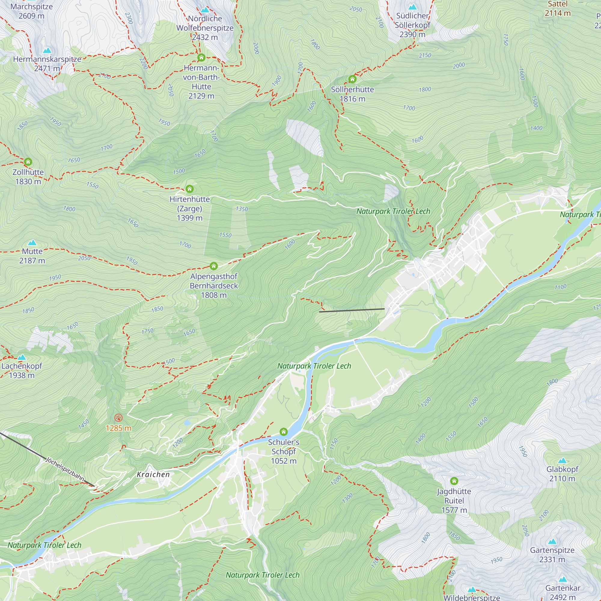 Wildfütterung map