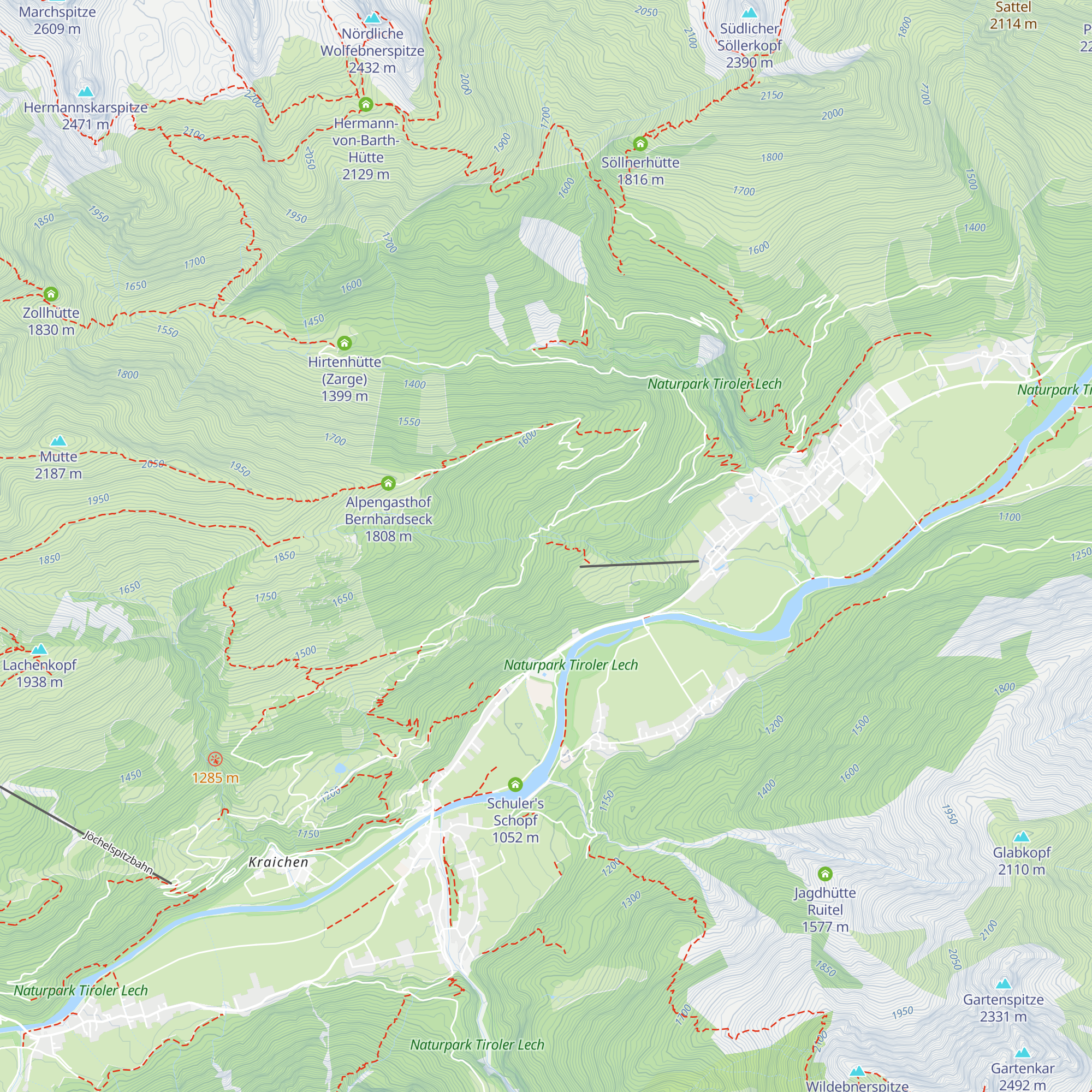 Wildfütterung map