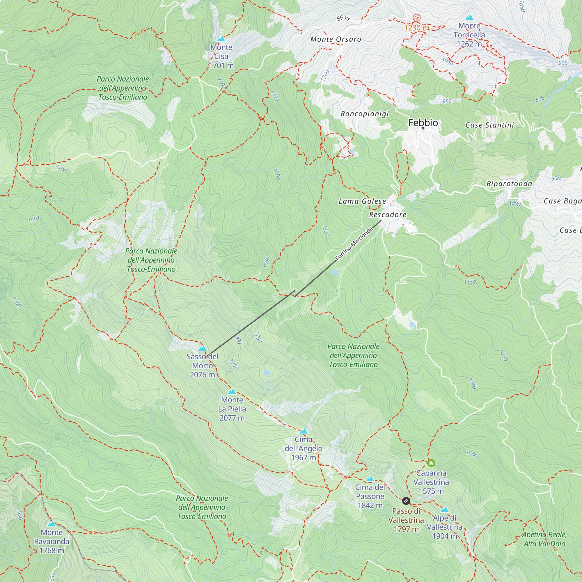 Rifugio Armaduk map