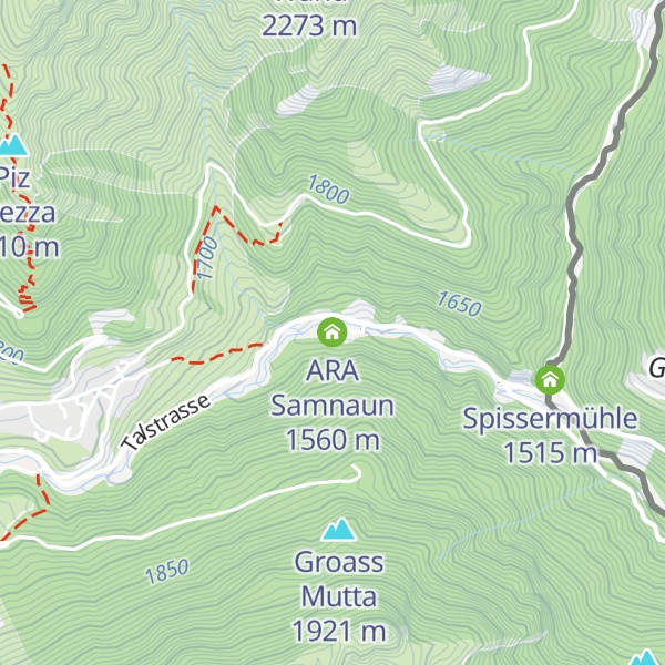 Map of ARA Samnaun