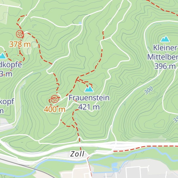 Map of Frauenstein