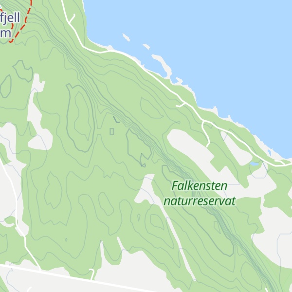 Map of Veggen