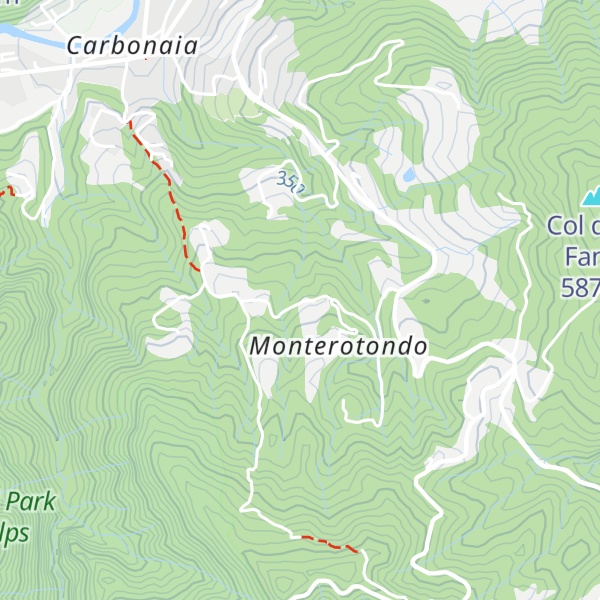 Map of Capanna del Picchio