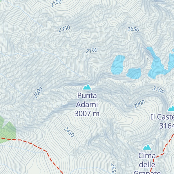 Map of Punta Adami