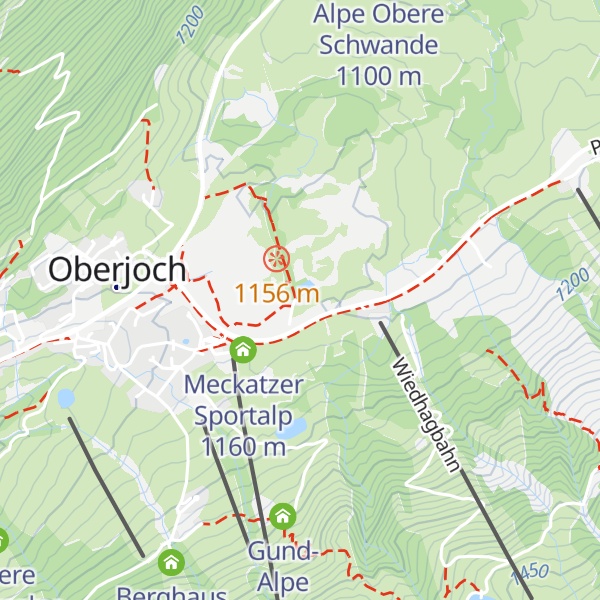 Map of Moorhütte Oberjoch
