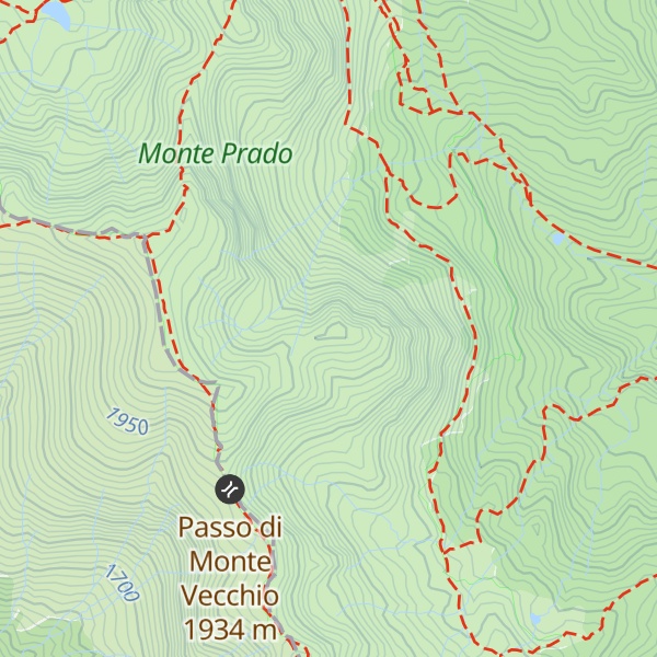 Map of Sprone di Monte Prado