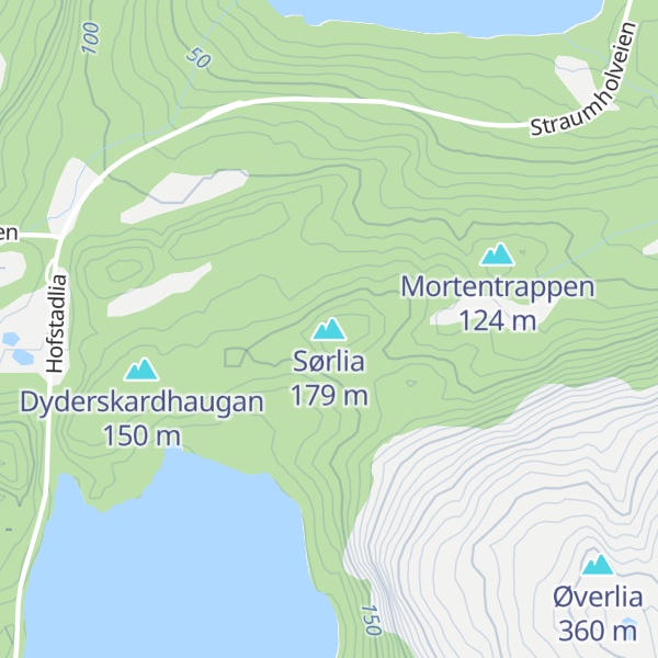 Map of Sørlia