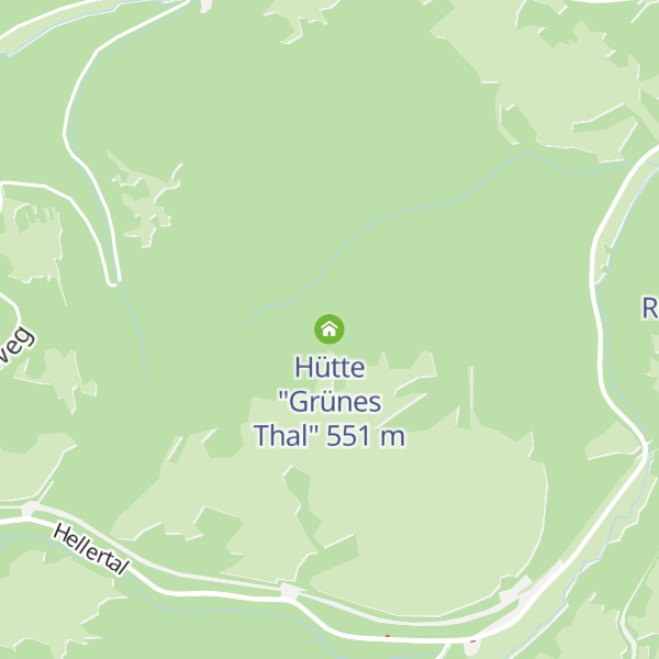 Map of Hütte "Grünes Thal"