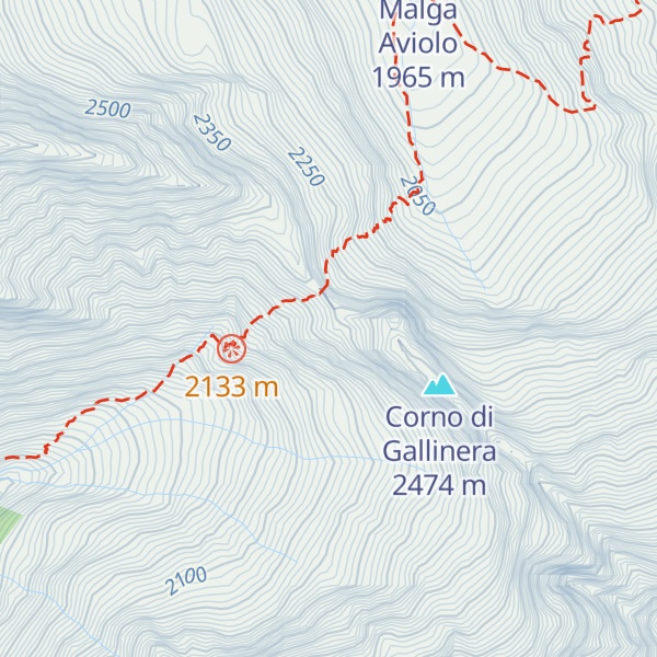 Map of Bivacco Valerio Festa
