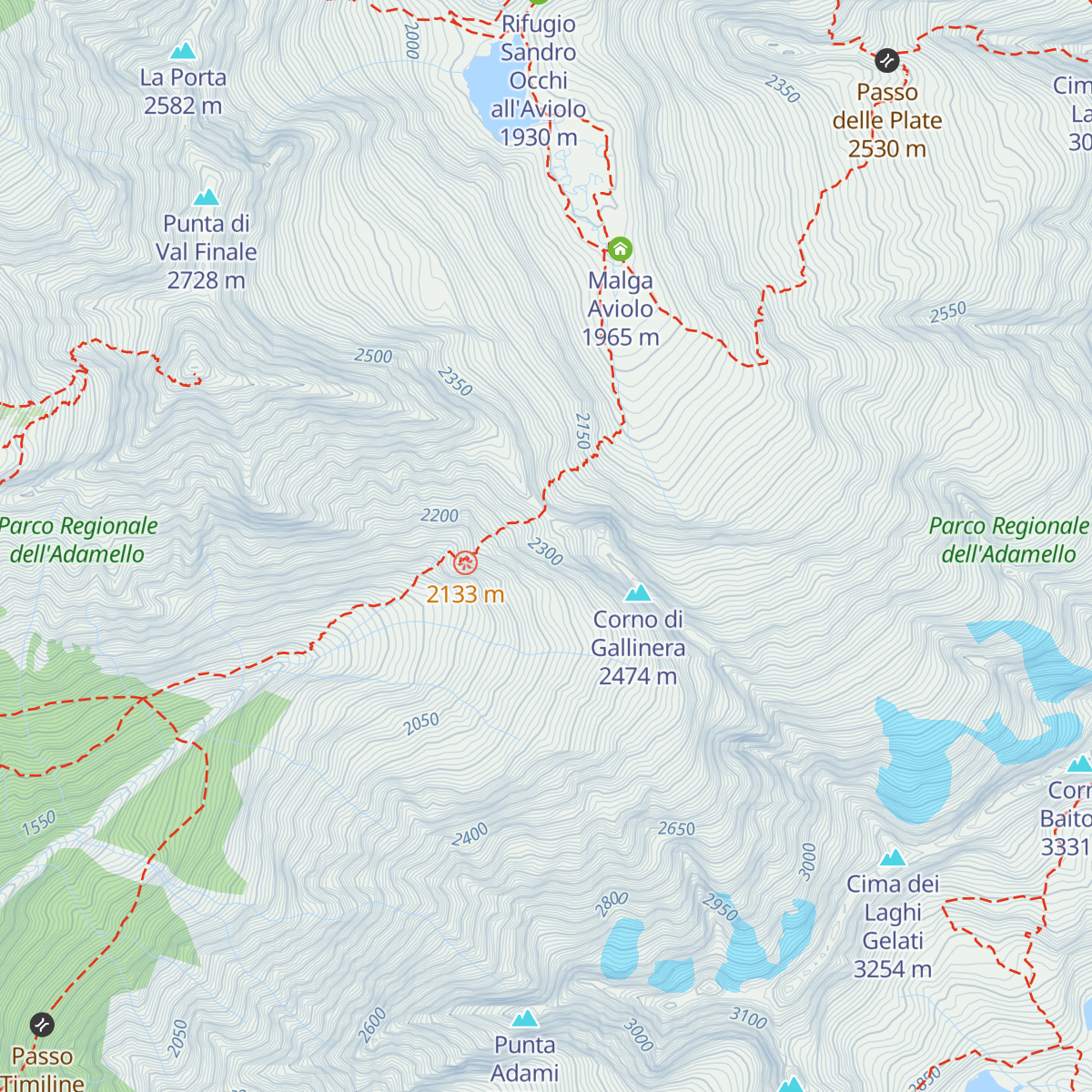 Bivacco Valerio Festa map