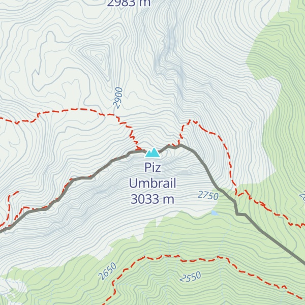 Map of Piz Umbrail