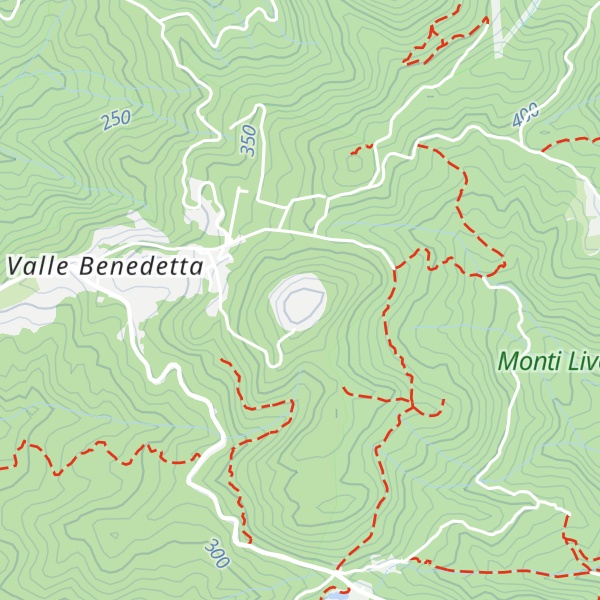 Map of Poggio Lecceta