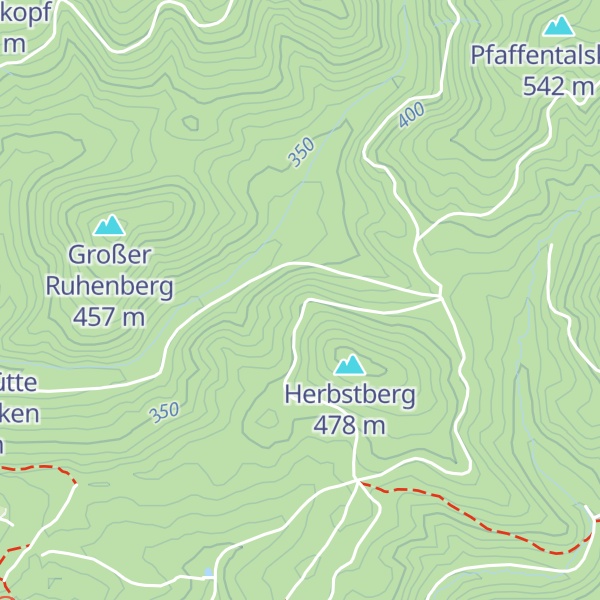 Map of Göttinger Hütte