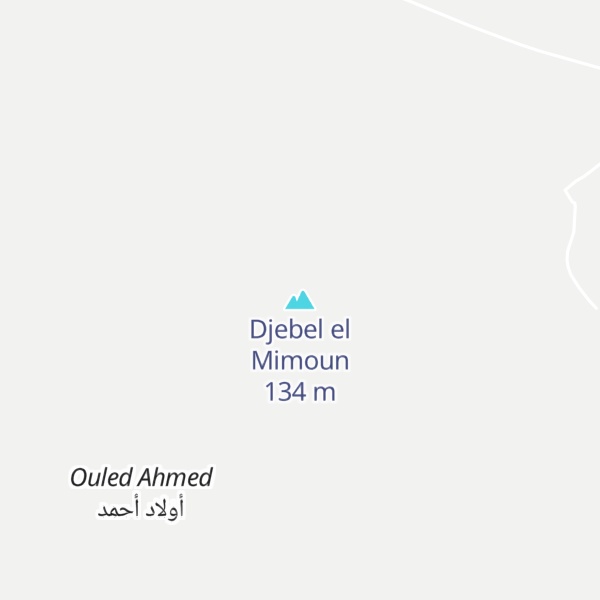 Map of Djebel el Mimoun