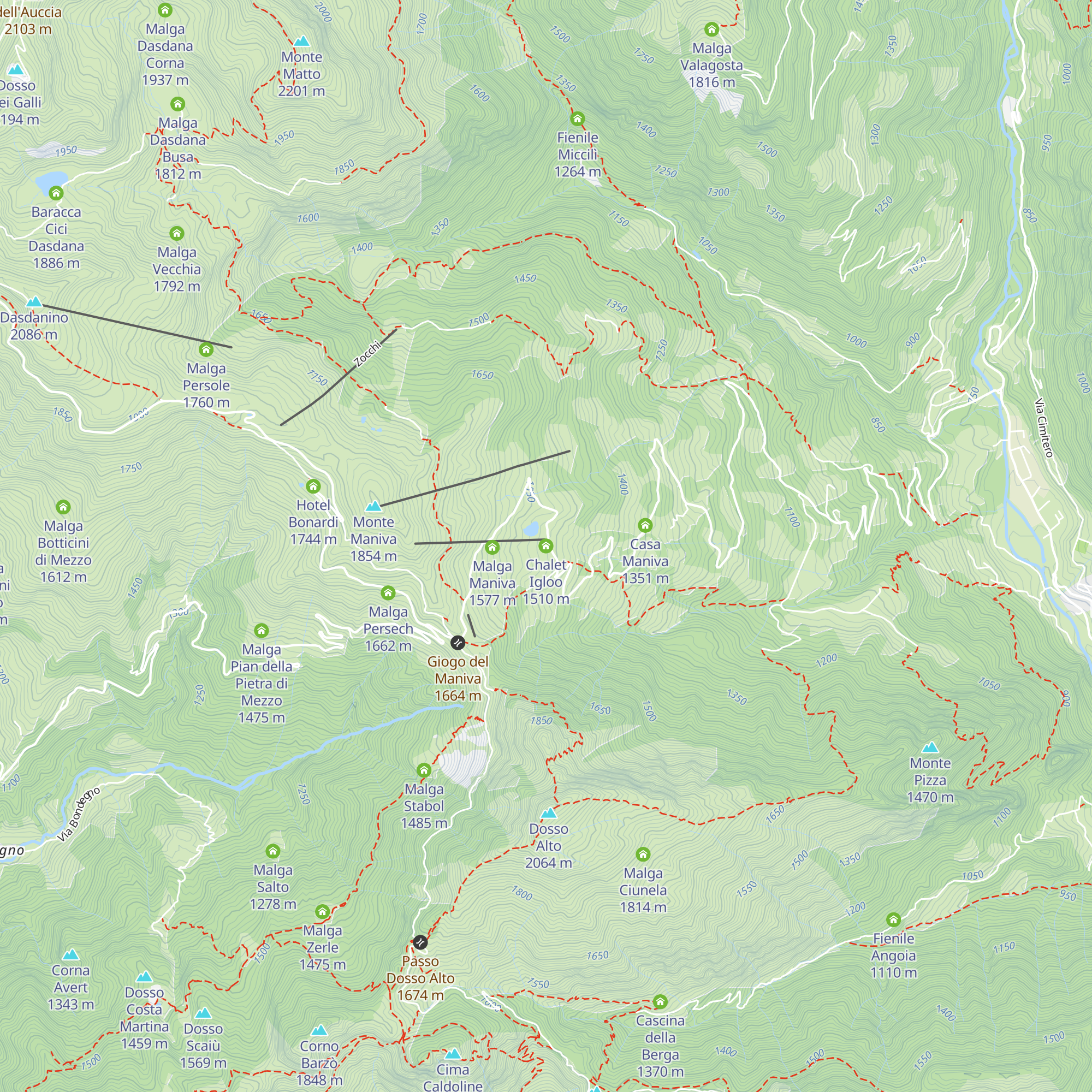 Chalet Igloo map