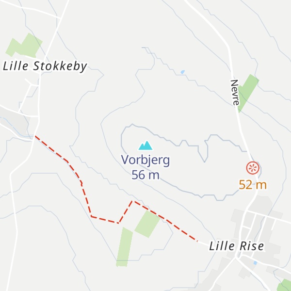 Map of Vorbjerg