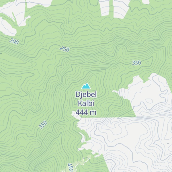 Map of Djebel Kalbi