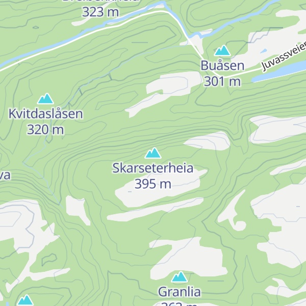 Map of Skarseterheia