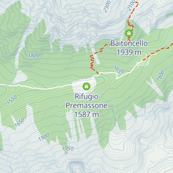 Map of Rifugio Premassone