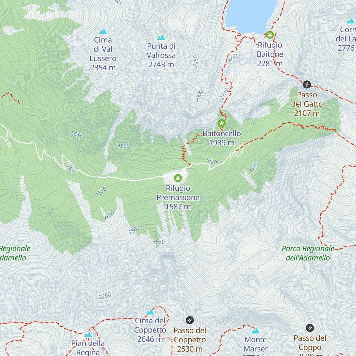 Rifugio Premassone map