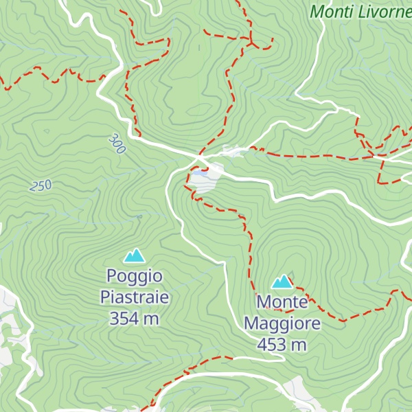 Map of Monte Pan di Zucchero