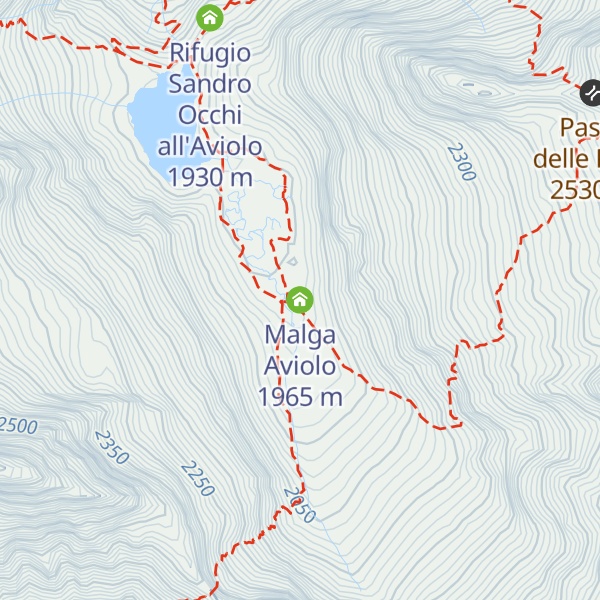 Map of Malga Aviolo