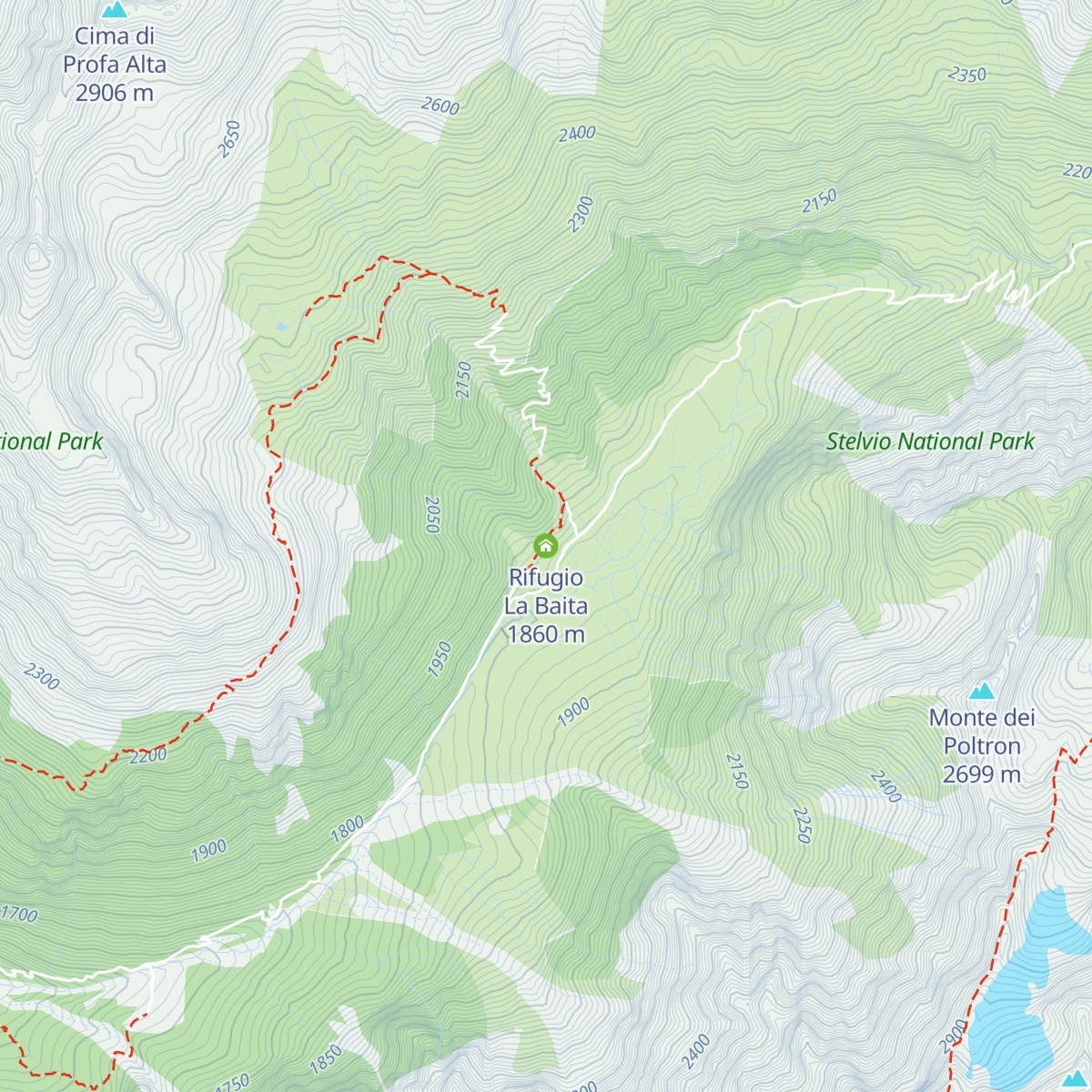 Rifugio La Baita map