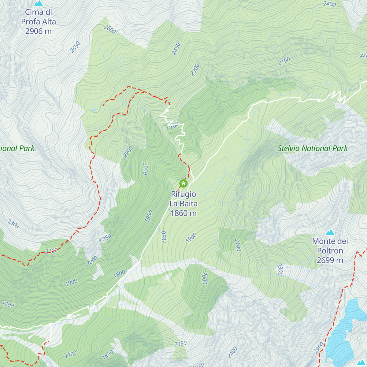 Rifugio La Baita map