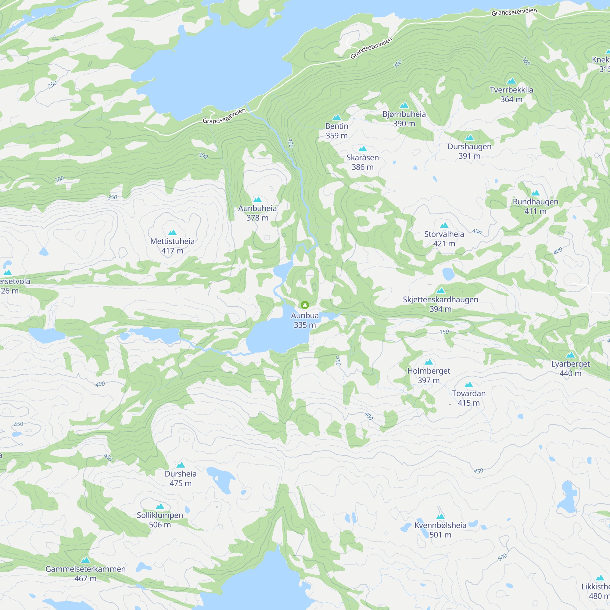 Aunbua map