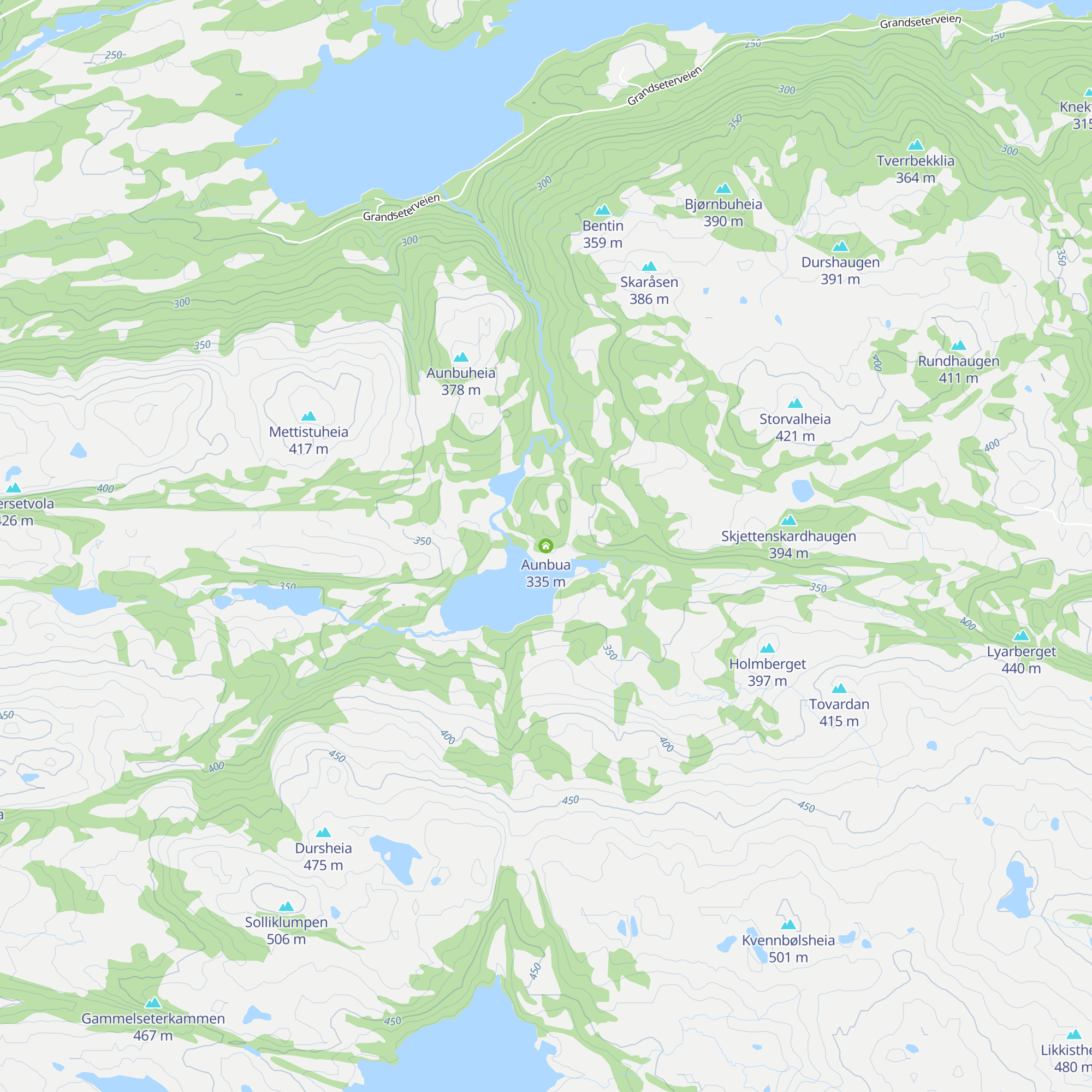 Aunbua map