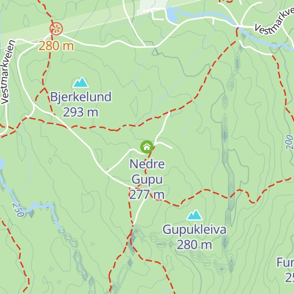 Map of Nedre Gupu