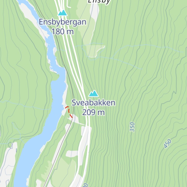 Map of Sveabakken