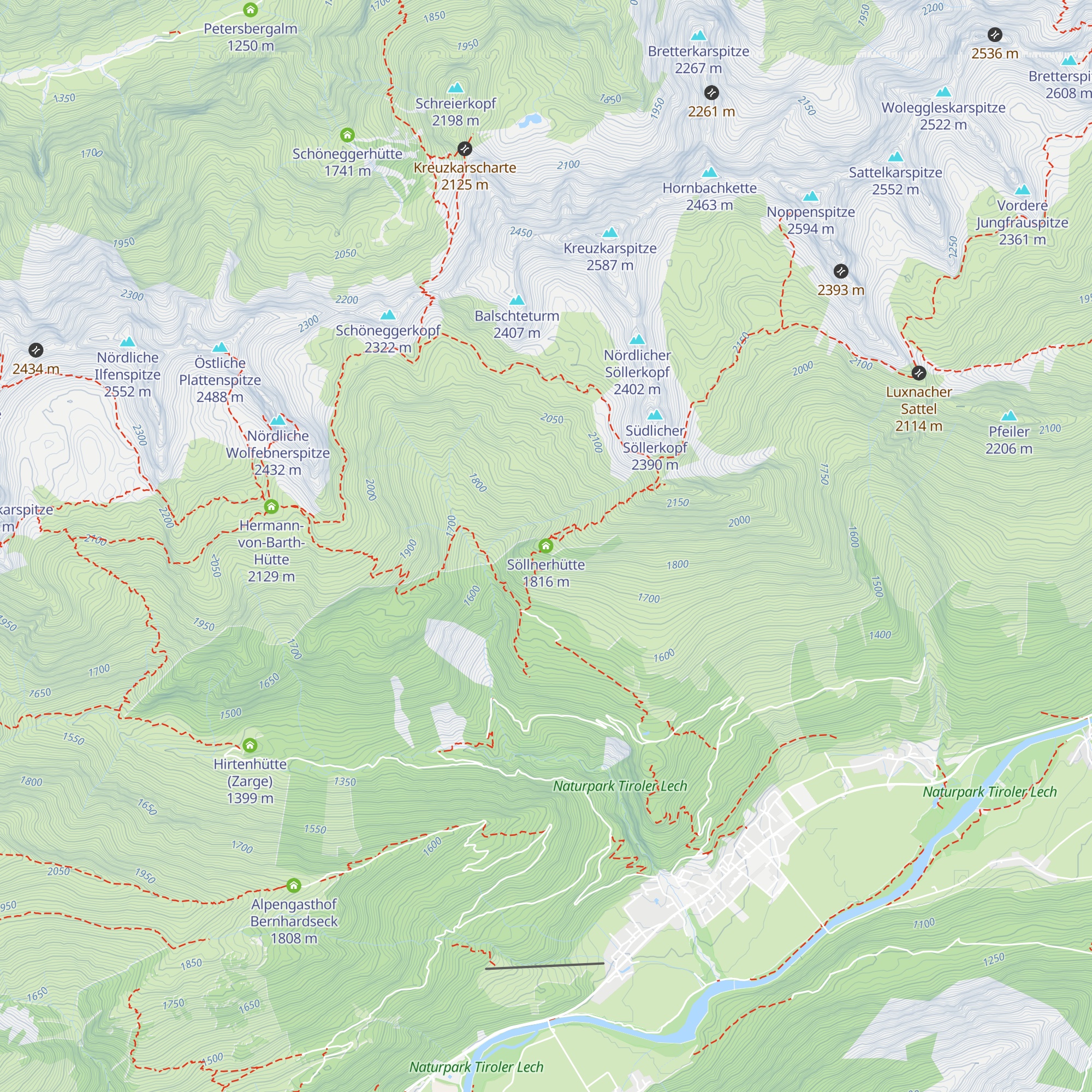 Söllnerhütte map