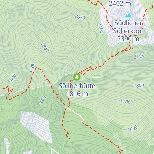 Map of Söllnerhütte
