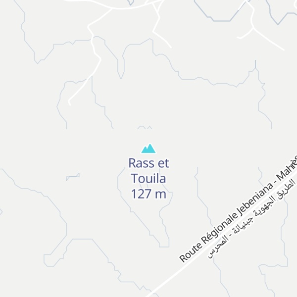 Map of Rass et Touila